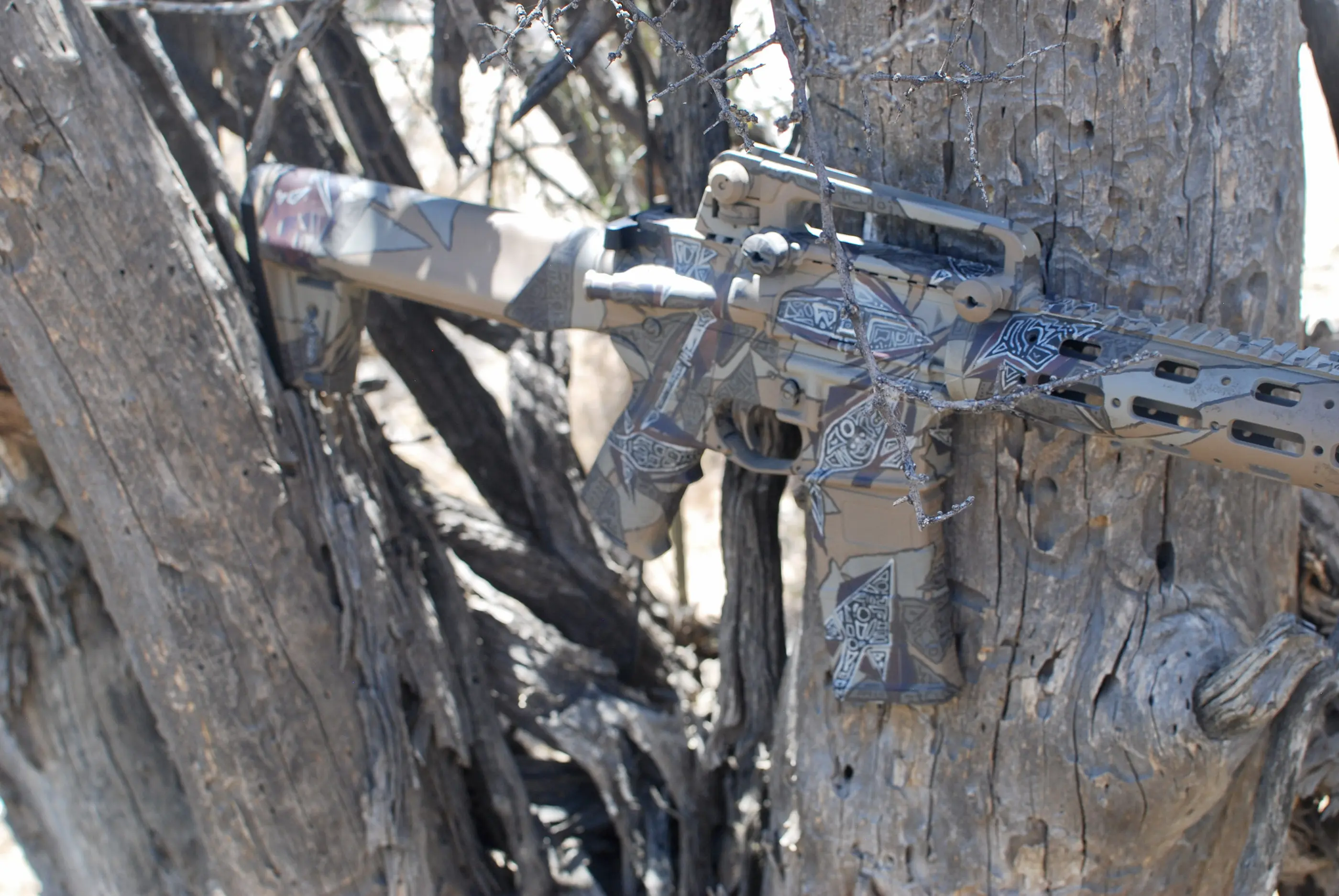 Carnimore custom work featuring professional Duracoat application and precision craftsmanship by Arizona firearms specialist
